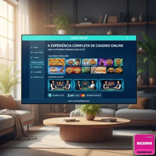 macawwin - interface premium - Cadastro na Plataforma